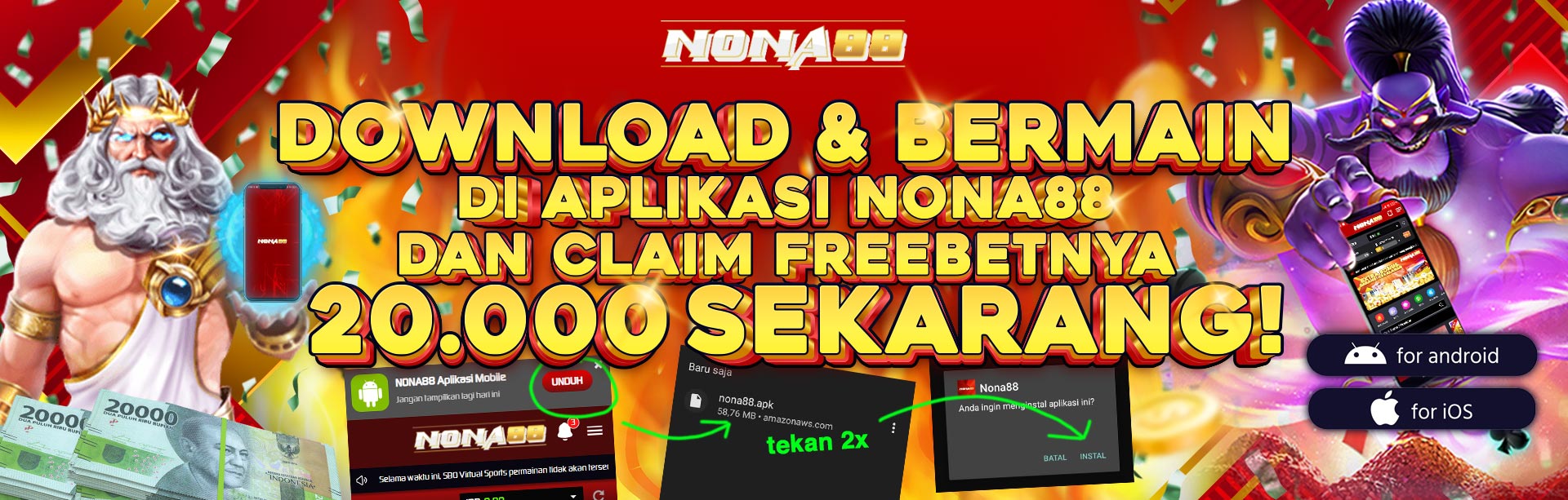 BONUS FREEBET 20K APK