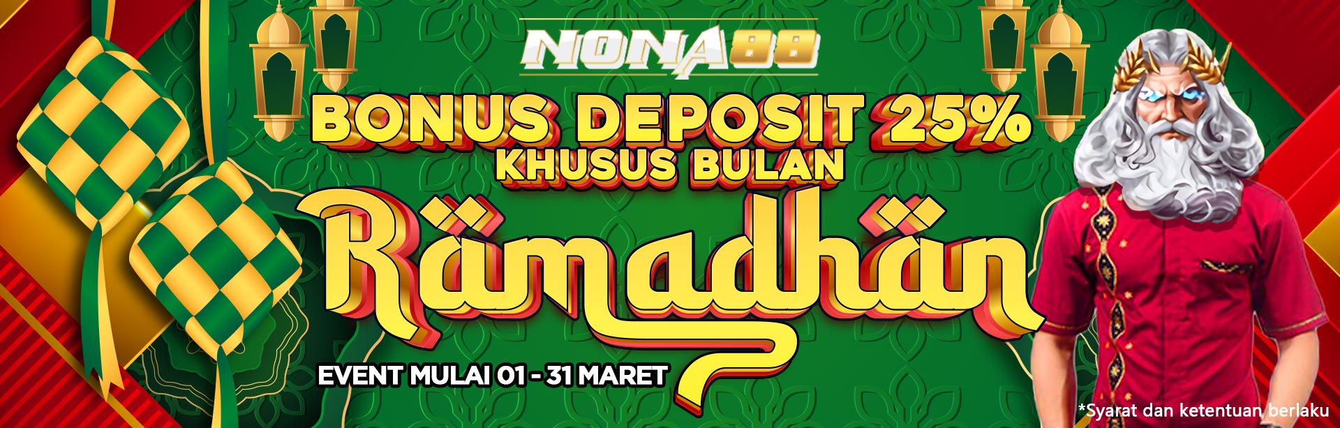 BONUS SPECIAL 25% RAMADHAN